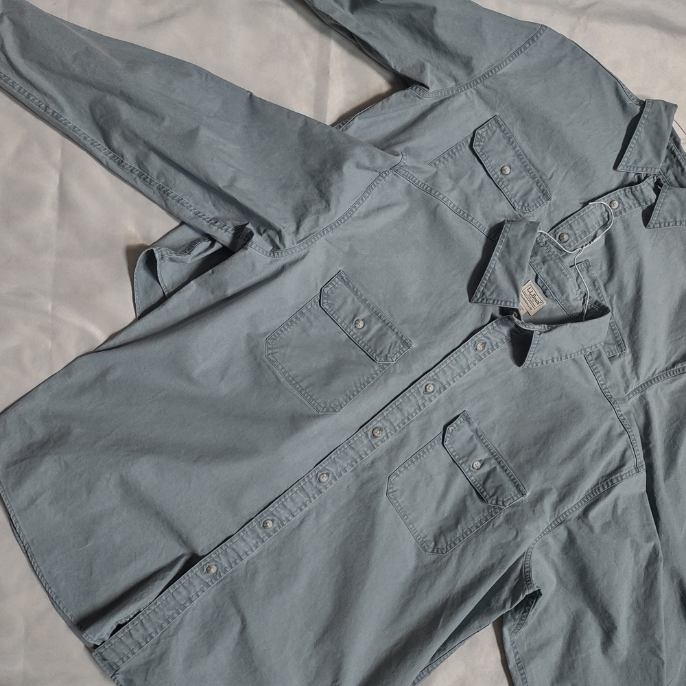L.L. Bean Light Blue XL Men's Shirt (set of 2)